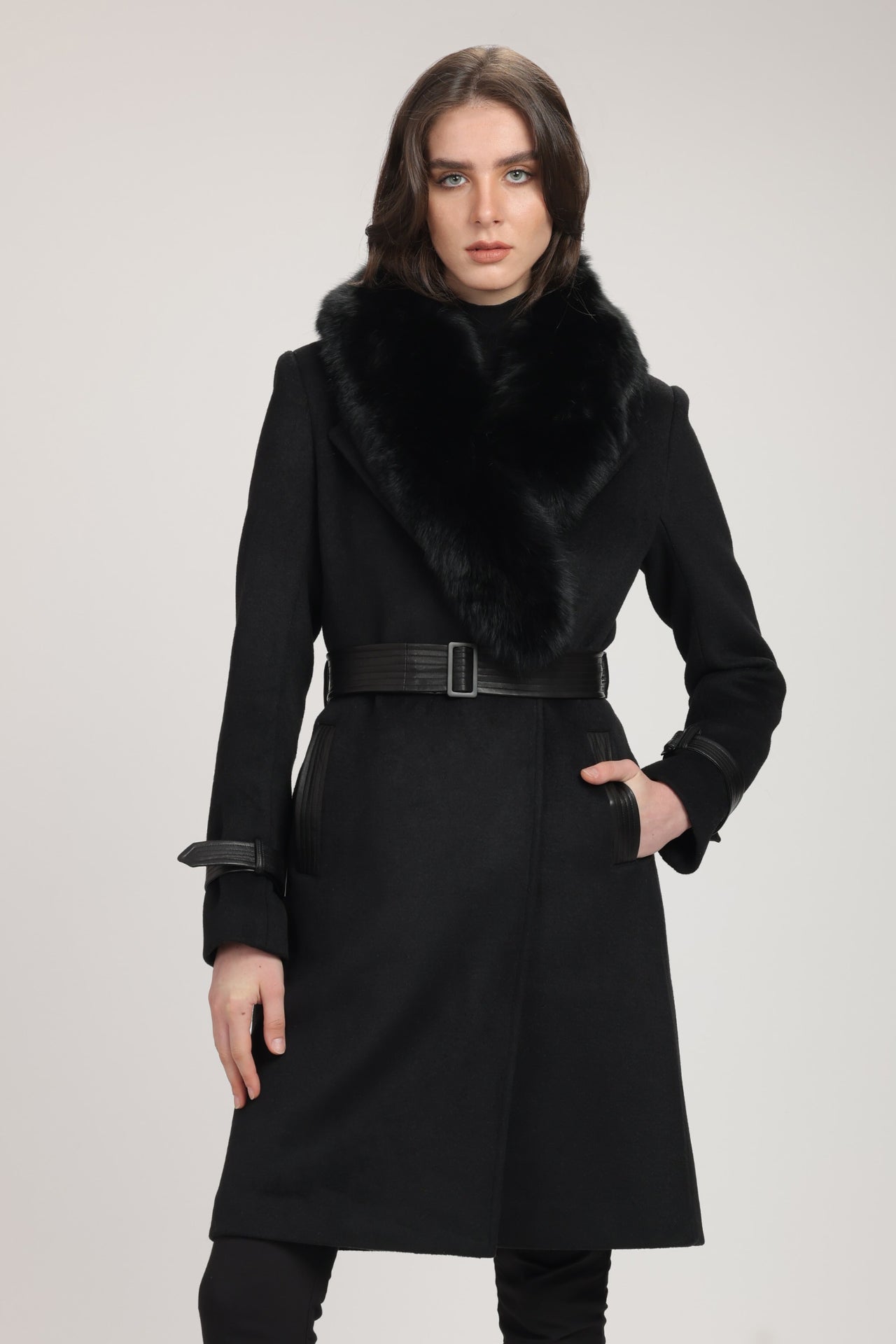 Danier fur collar hotsell