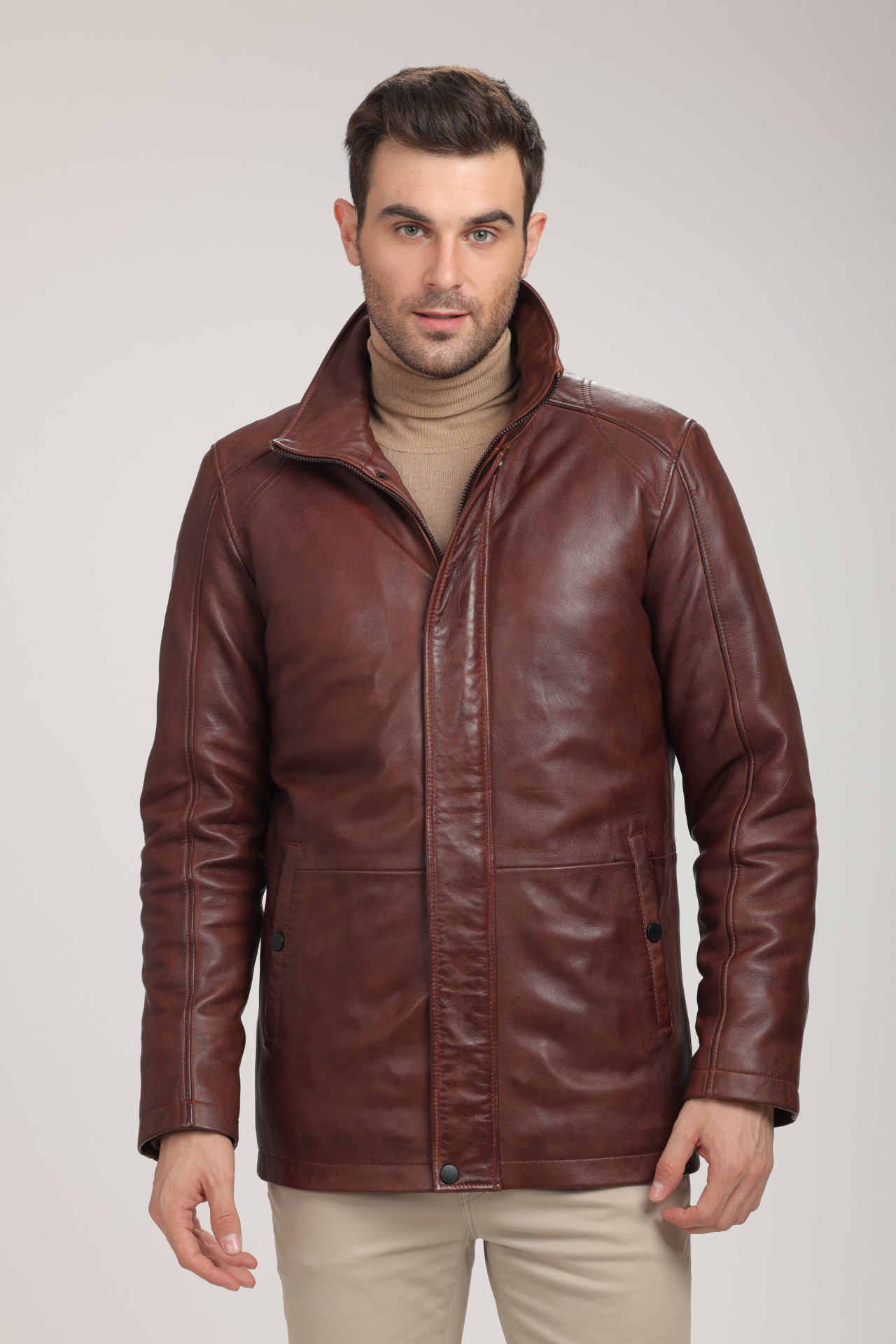 NIKOLAS -Genuine Leather Coat Detachable Winter Lining – Danier