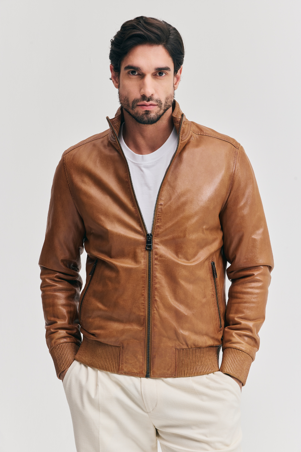 ASHER - Genuine Leather Bomber Jacket – Danier