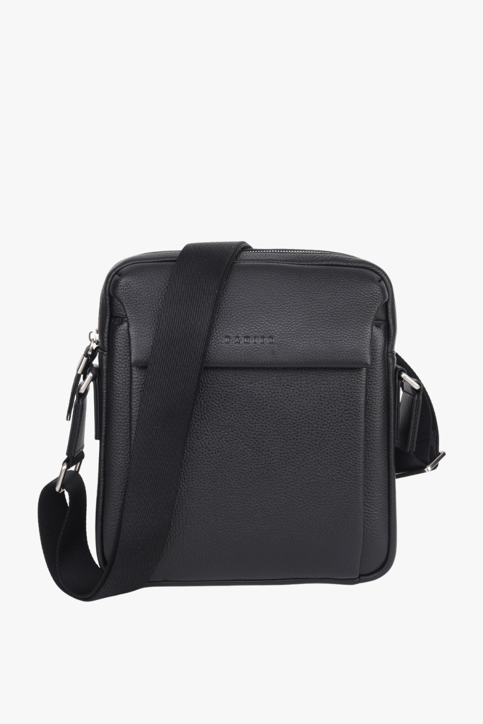 danier leather black leather backpack DARIUS Genuine Leather Crossbody Bag