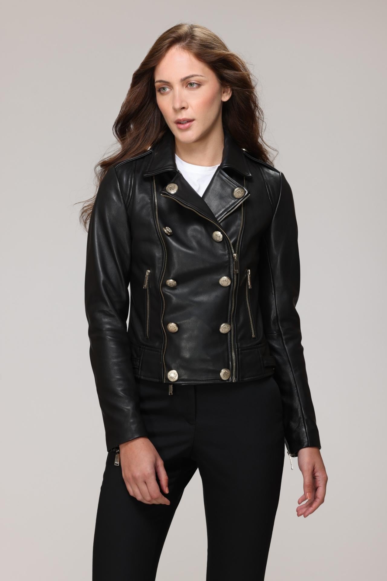 JIL Genuine Leather Biker Jacket – Danier