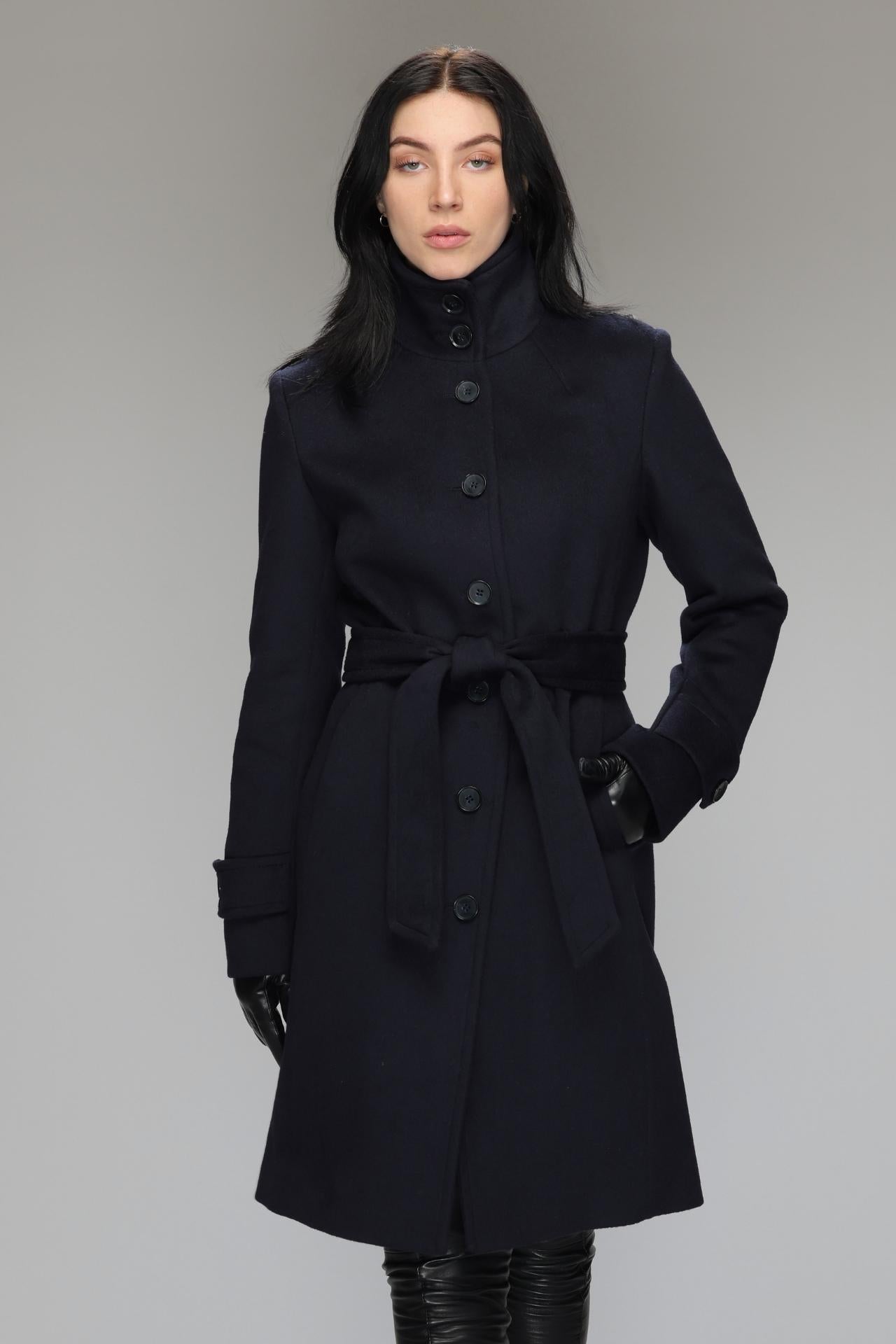 Brenna shop wool coat