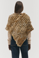 GEANA FUR PONCHO