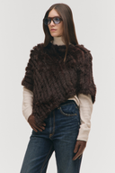 GEANA FUR PONCHO