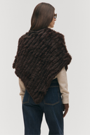 GEANA FUR PONCHO