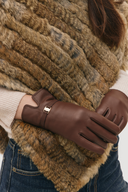 GEANA FUR PONCHO