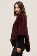 GEANA FUR PONCHO