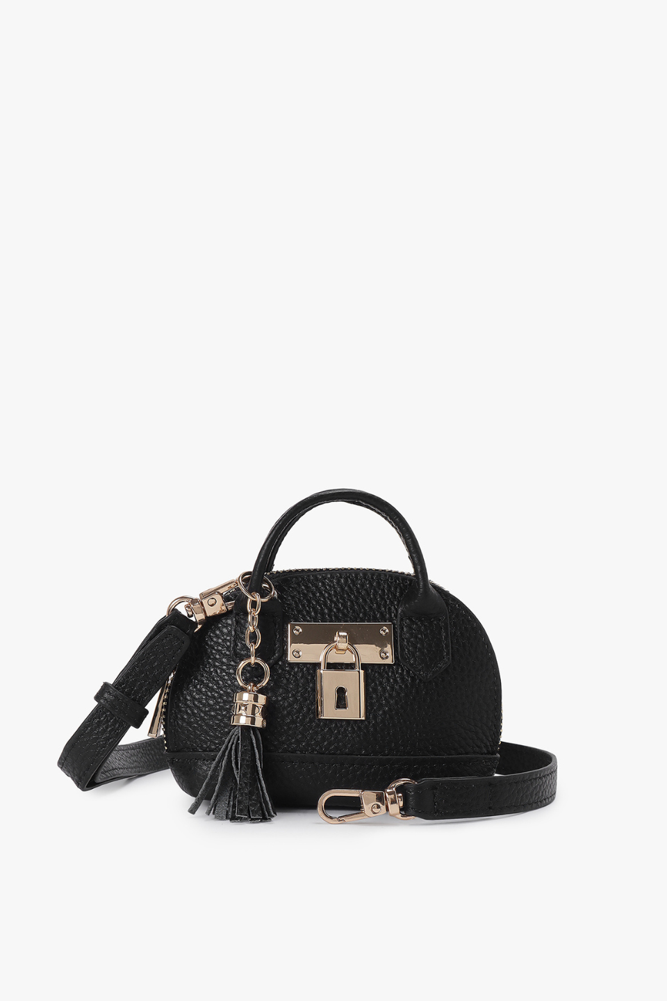 POLLY S MINI BAG WITH TASSEL, KEY & SHOULDER STRAP