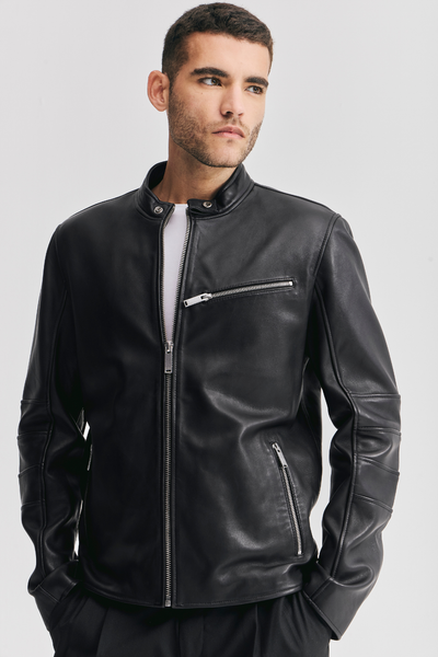 Strath Conar A-2型 leather bomber jacket CORBAN - Genuine Leather Bomber Jacket – Danier