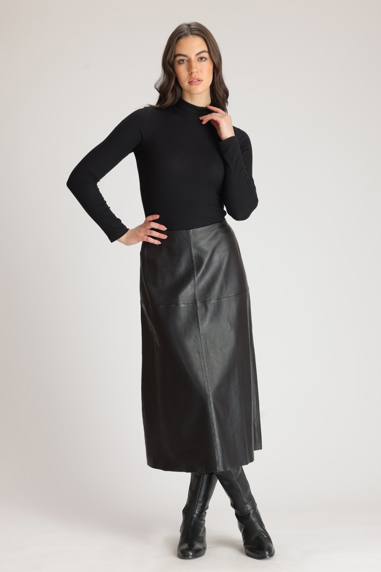 CICELY - Leather Skirt – Danier