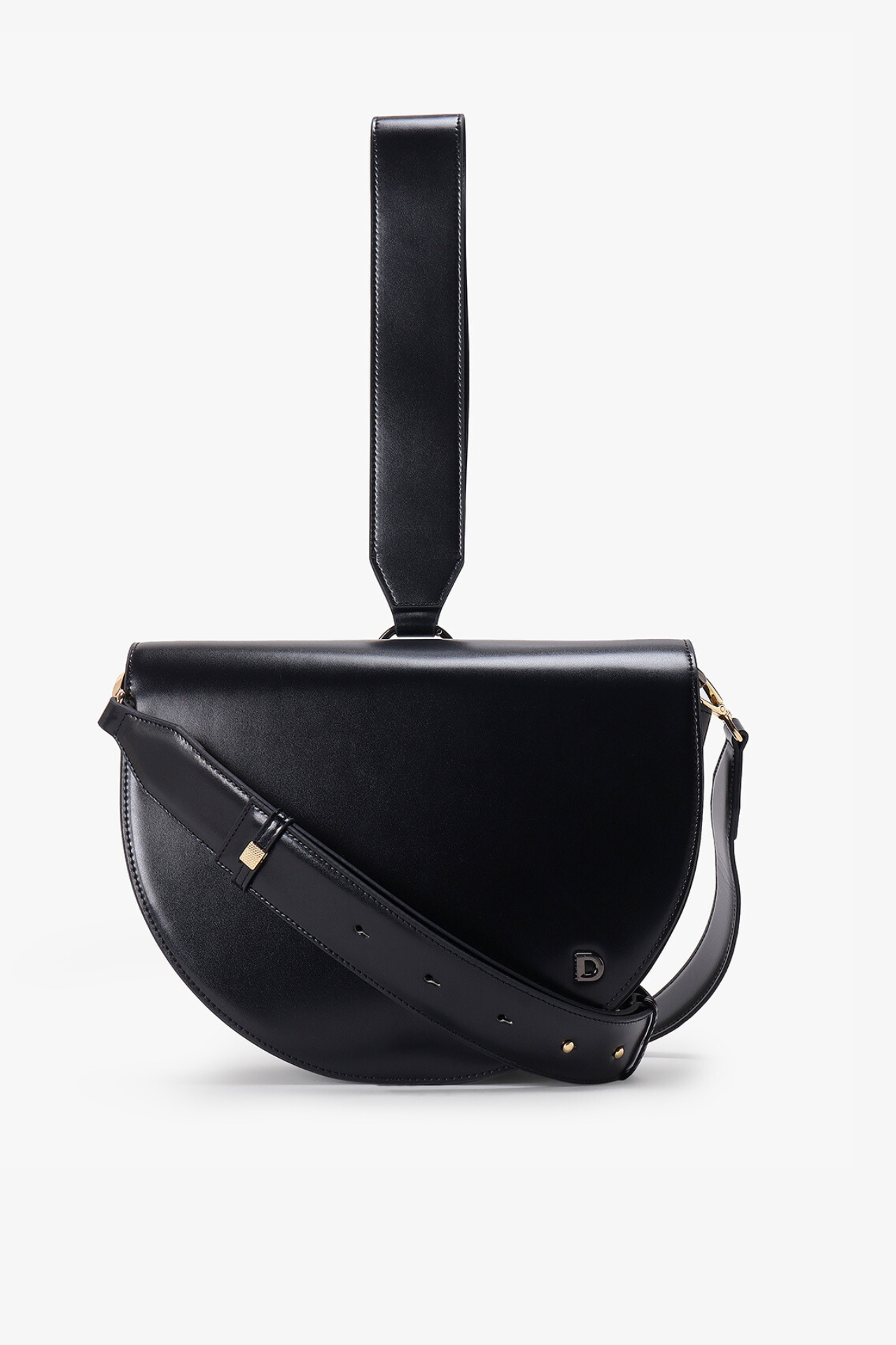 REINA HALF MOON LARGE CLUTCH WITH HANDLE & STRAP