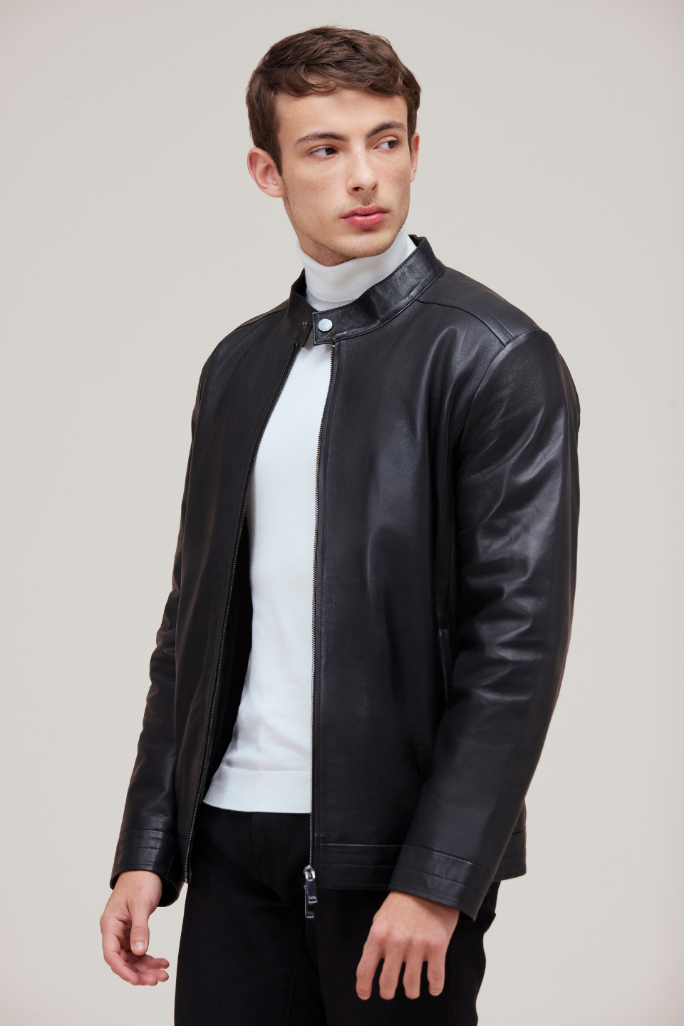 THOMAS LEATHER MOTO JACKET