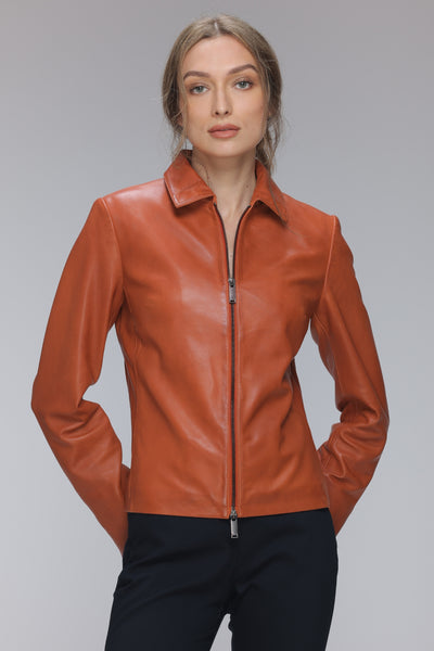 WYLIE - Real Leather Cropped Jacket – Danier
