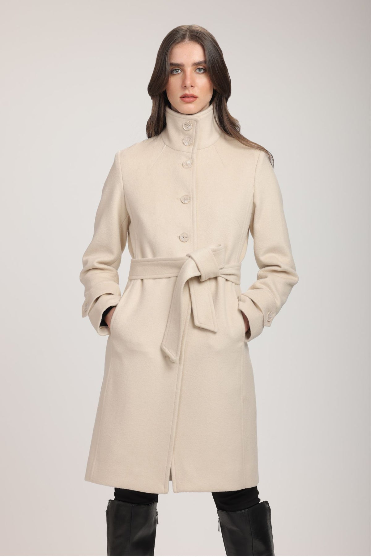 BRENNA - Luxury Wool Coat – Danier