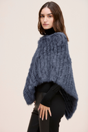 GEANA FUR PONCHO