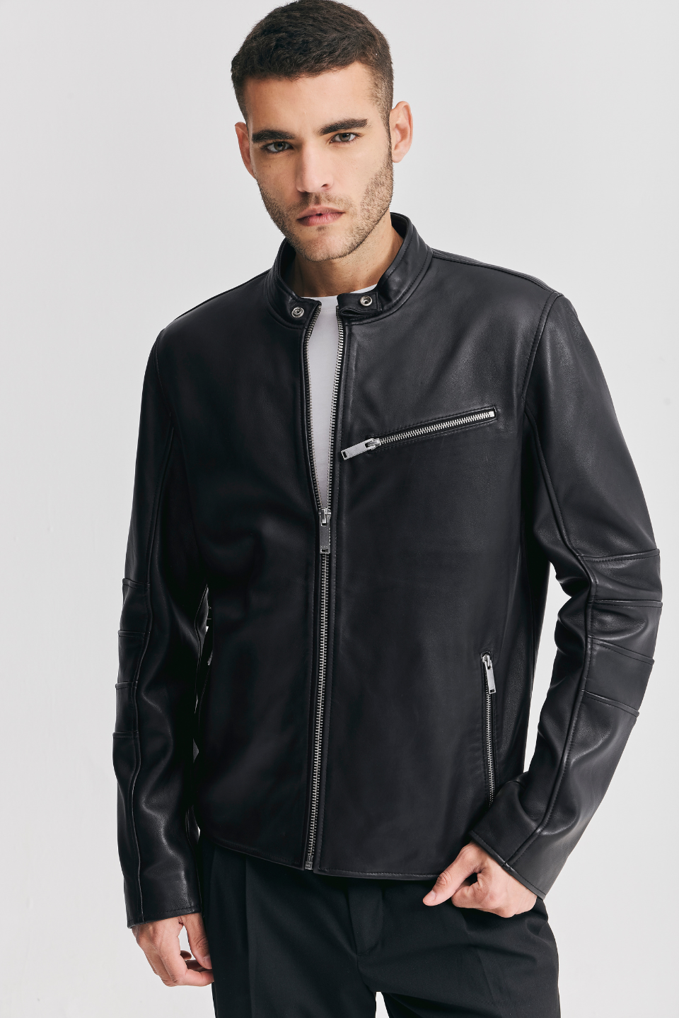 CORBAN - Genuine Leather Bomber Jacket – Danier CORBAN - Genuine Leather Bomber Jacket – Danier