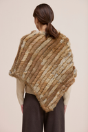 GEANA FUR PONCHO