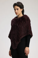 GEANA FUR PONCHO