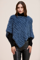 GEANA FUR PONCHO