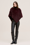 GEANA FUR PONCHO