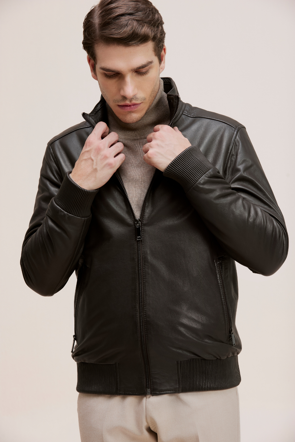 ASHER - Genuine Leather Bomber Jacket – Danier