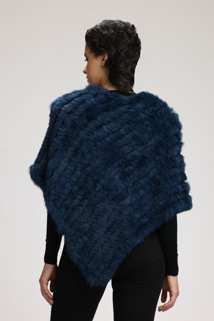 GEANA FUR PONCHO