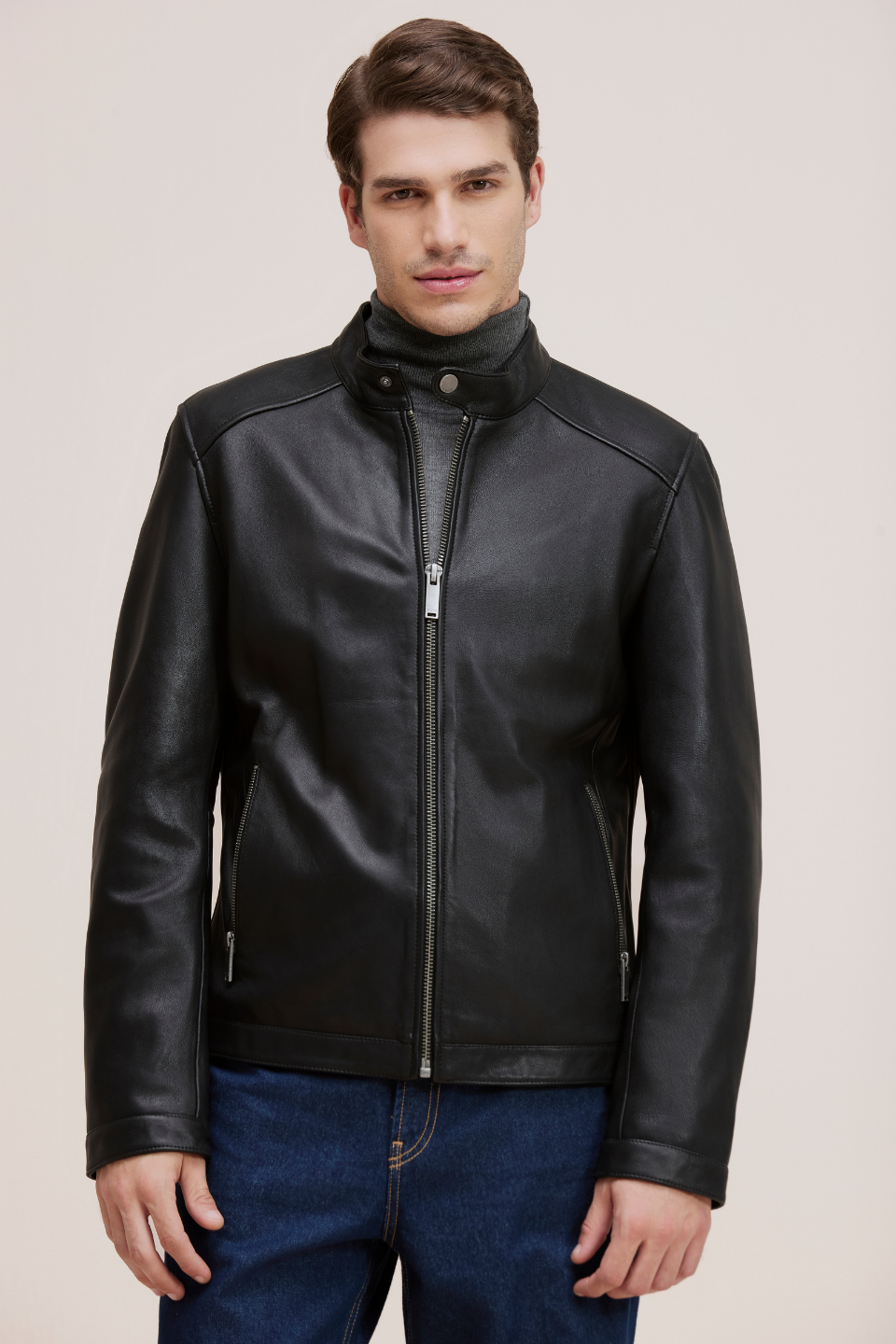 dank628② CAMDEN2 - Genuine Lamb Leather Bomber Jacket – Danier