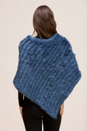 GEANA FUR PONCHO