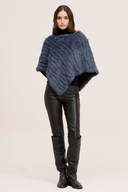 GEANA FUR PONCHO