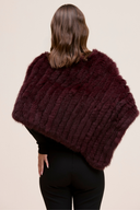 GEANA FUR PONCHO
