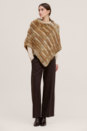 GEANA FUR PONCHO