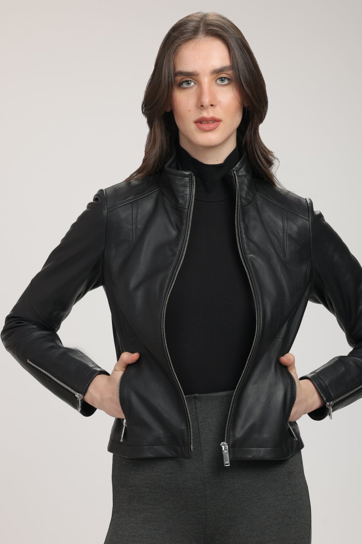 HANNAH - Genuine Leather Bomber Jacket – Danier