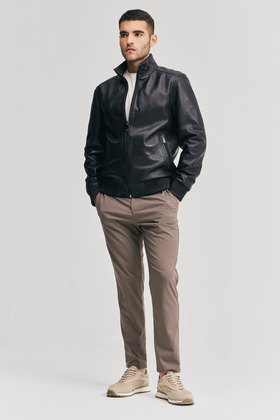 ASHER - Genuine Leather Bomber Jacket – Danier