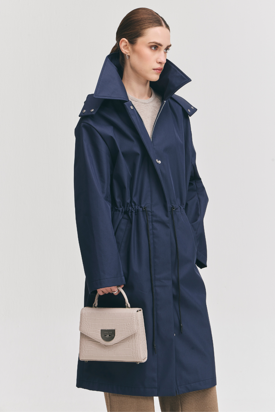 BERKLEY REMOVABLE HOOD LONG JACKET