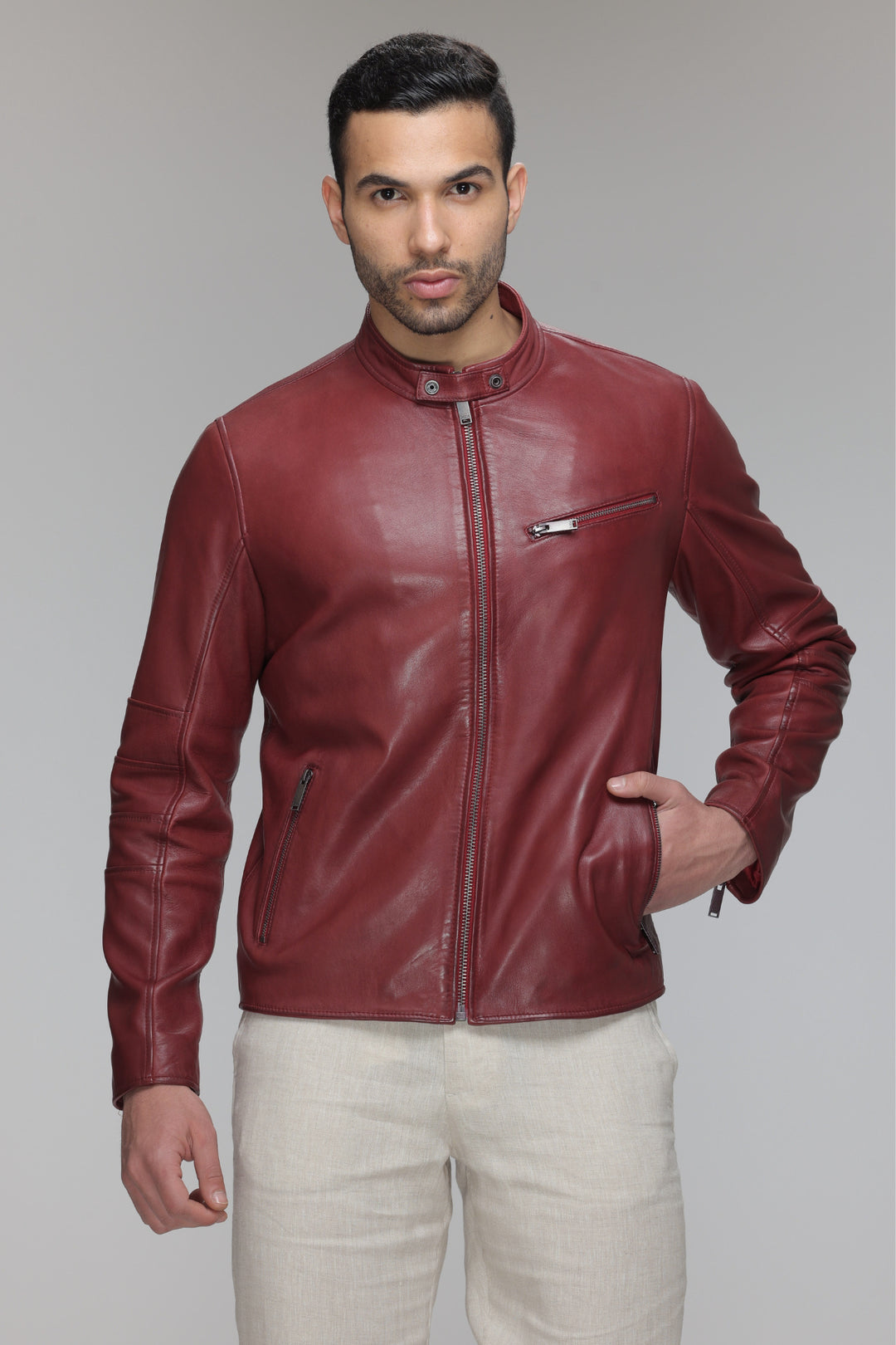 CORBAN - Genuine Lamb Leather Bomber Jacket – Danier
