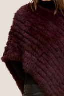 GEANA FUR PONCHO