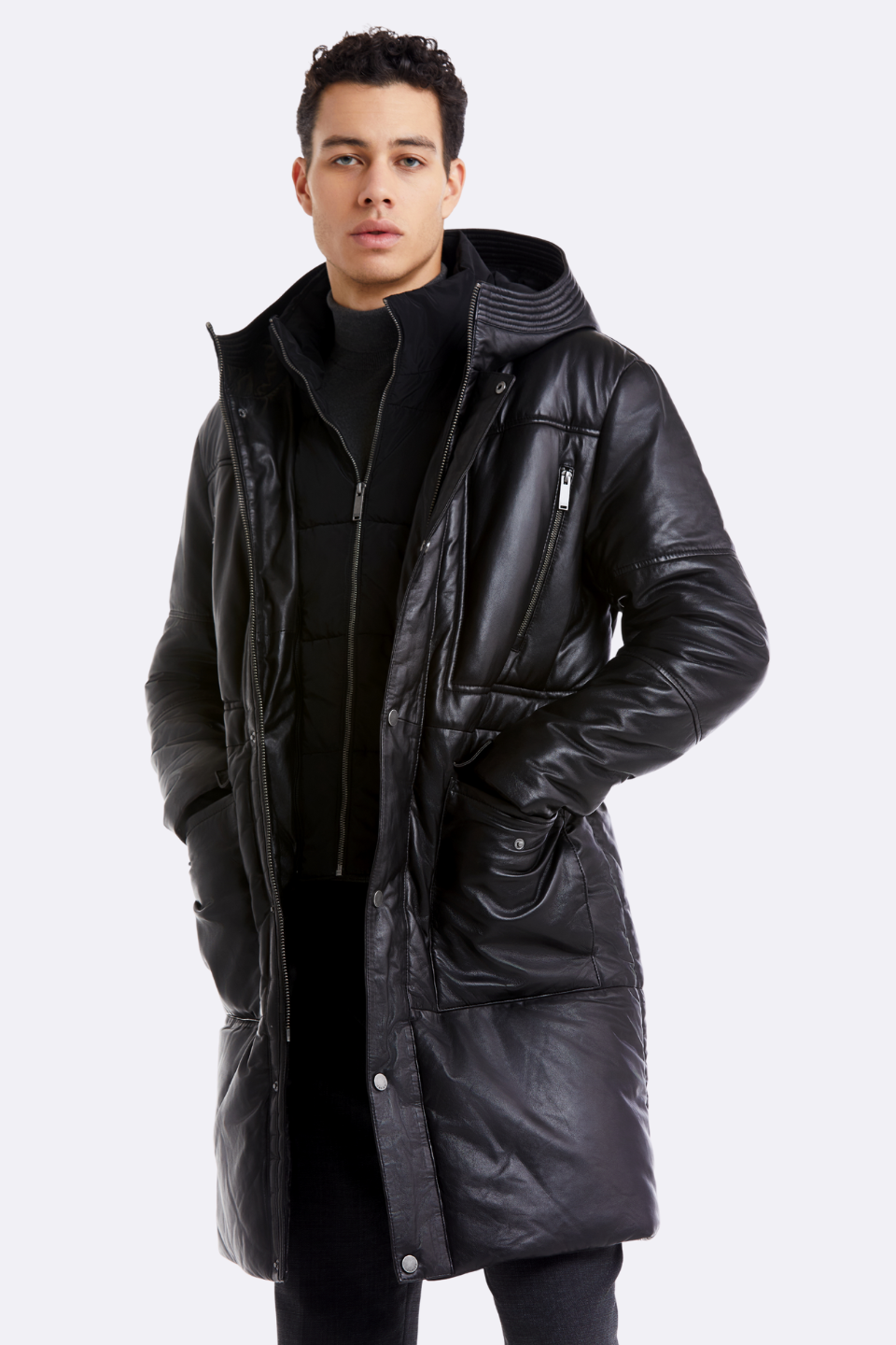 HARVEY Genuine Lamb Leather Jacket