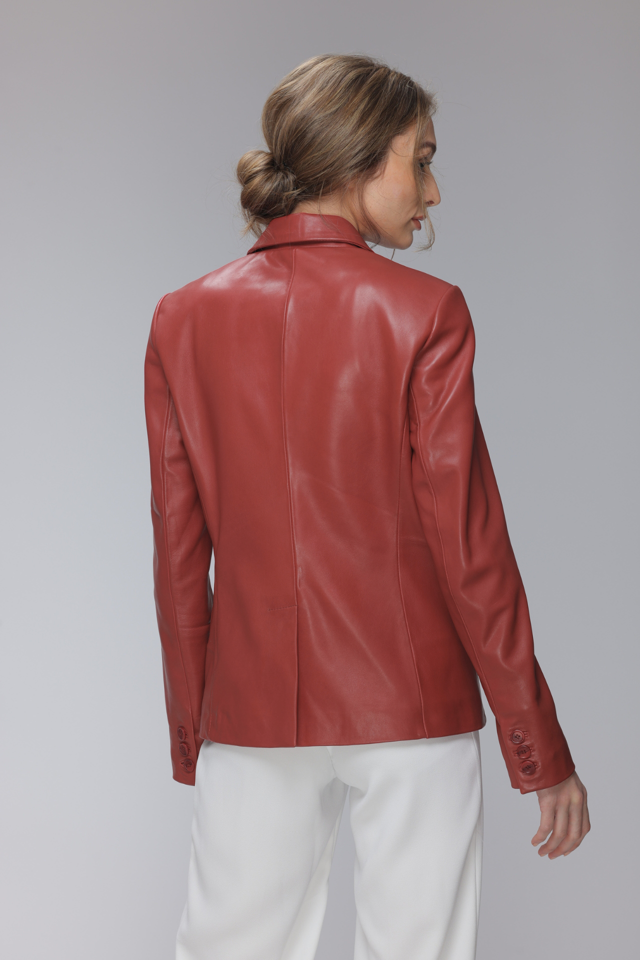 Danier red leather jacket discount