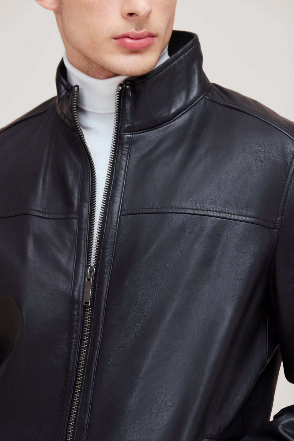 NATE - Genuine Leather Bomber Jacket – Danier NATE - Genuine Leather Bomber Jacket – Danier