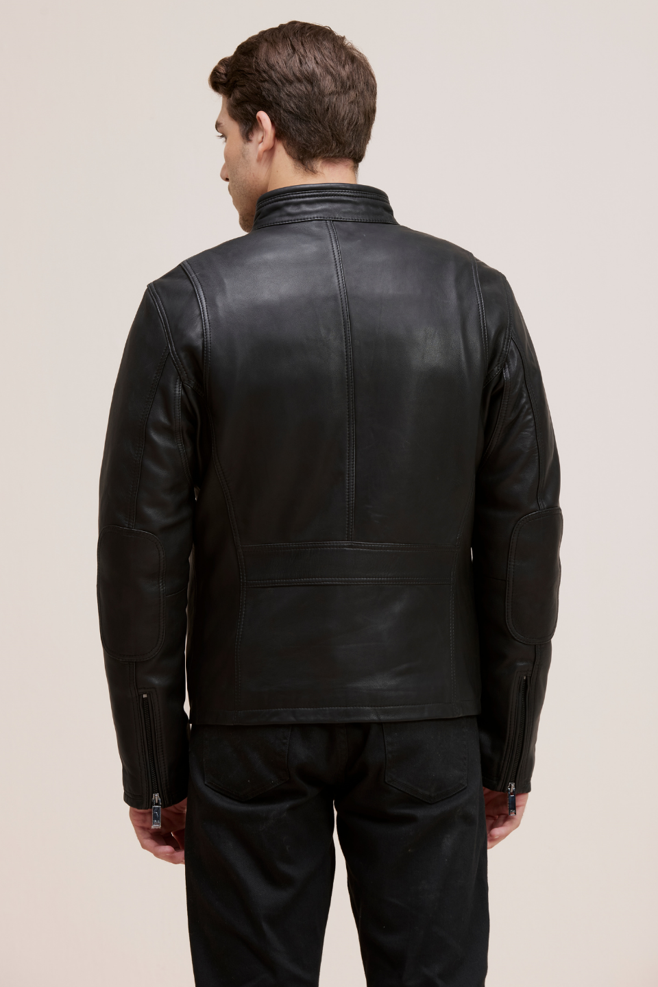 BOWEN - Genuine Lamb Leather Moto Bomber Bio Down Insulation – Danier
