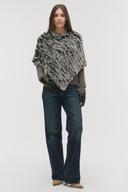 GEANA FUR PONCHO