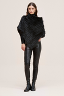GEANA FUR PONCHO