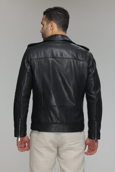 ELI - Genuine Lamb Leather Biker Jacket – Danier