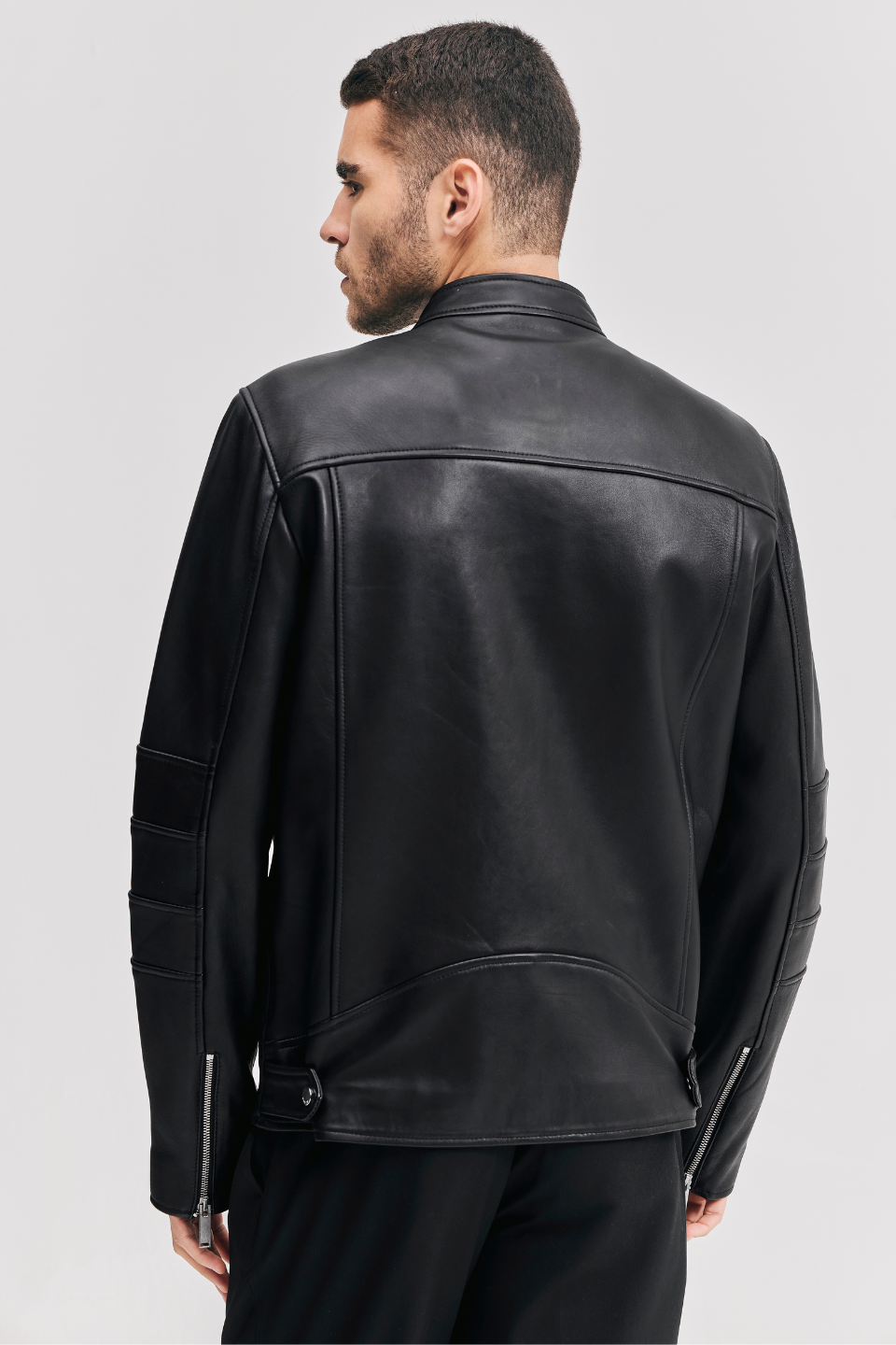 Strath Conar A-2型 leather bomber jacket FIVESTAR LEATHER Men's Air Force A-2 Leather Flight Bomber Jacket