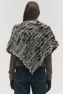 GEANA FUR PONCHO