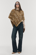 GEANA FUR PONCHO