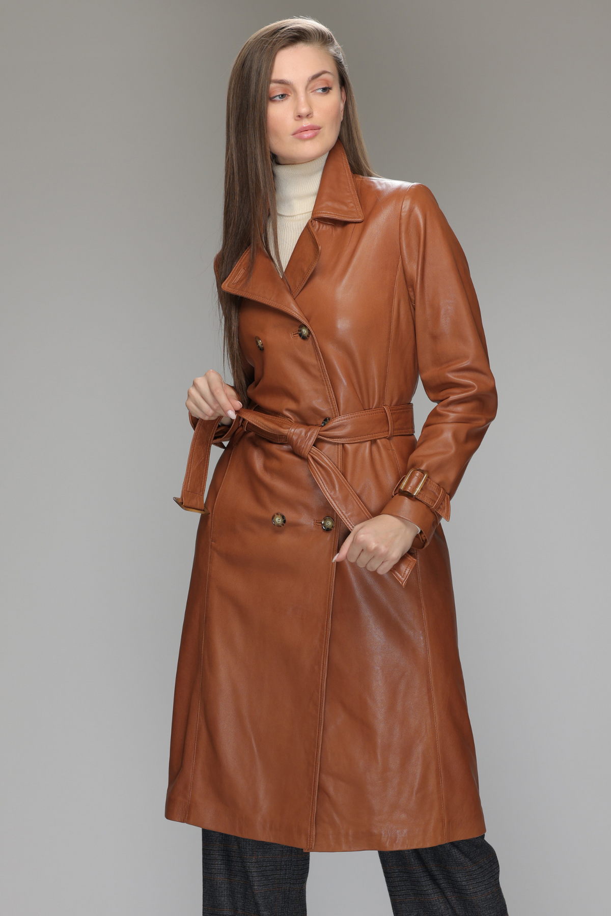 大人の上質  Genuine - DALIANE Leather Danier – Coat Trench ジャケット・アウター