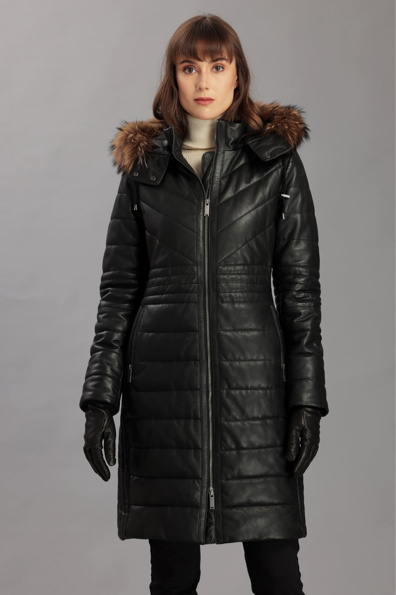 SELIN - Genuine Leather Puffer Coat – Danier