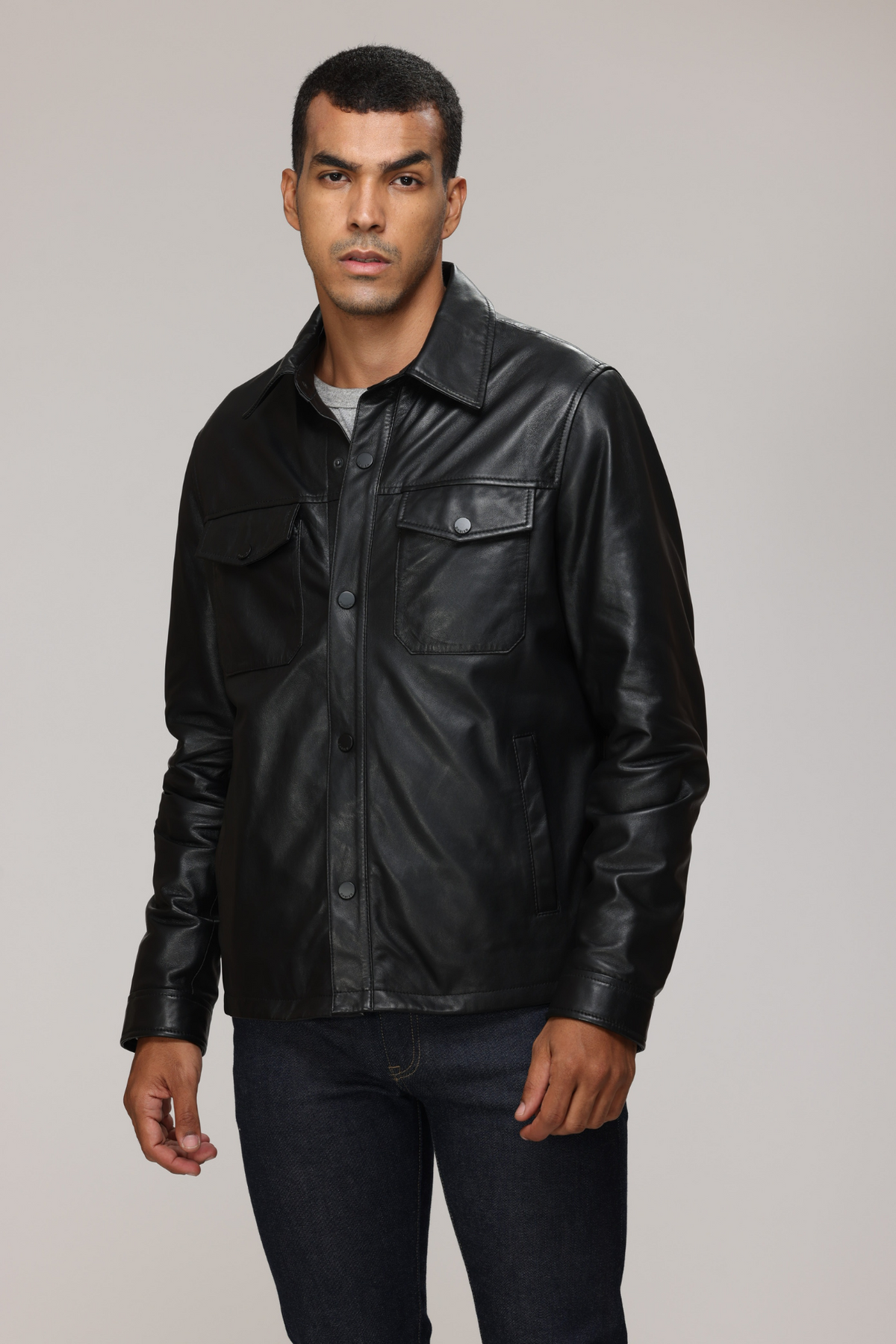 TREY Genuine Leather Shirt Jacket – Danier