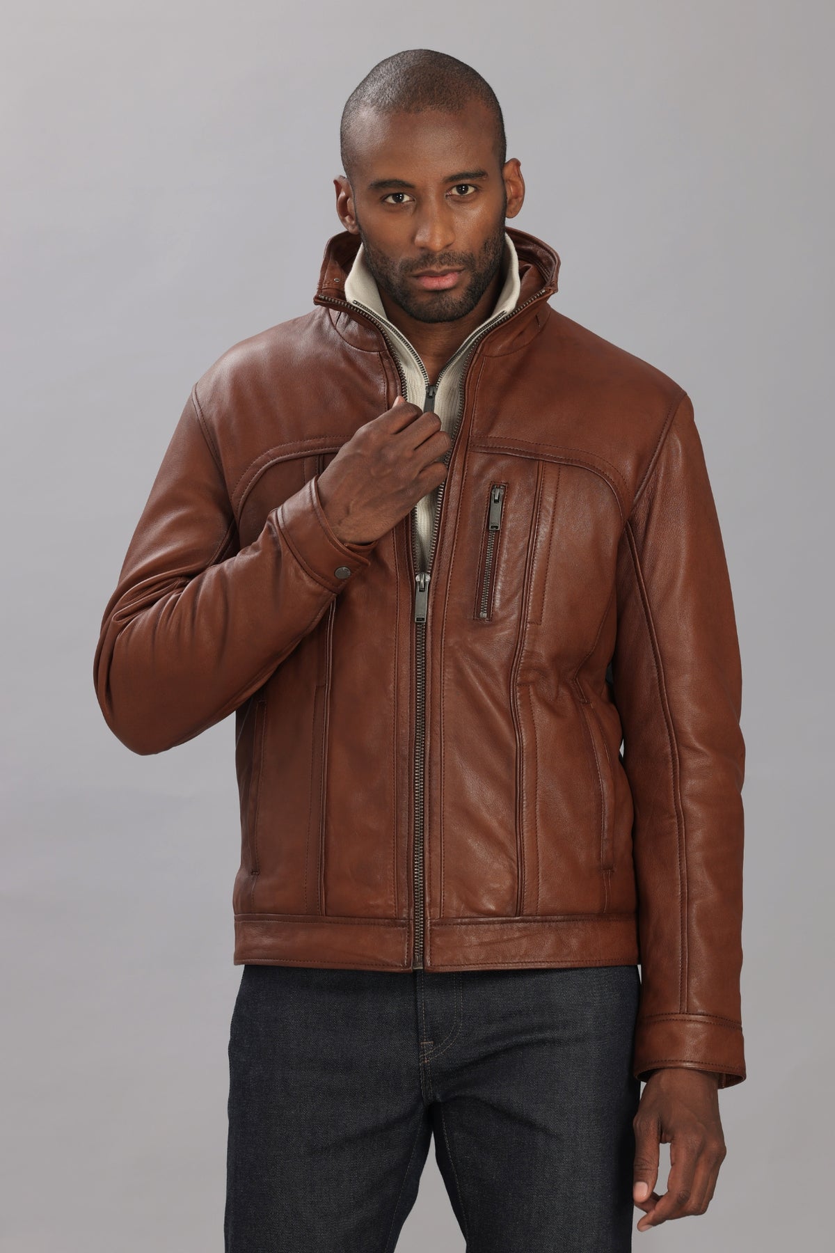 ISMAIL Genuine Leather Jacket